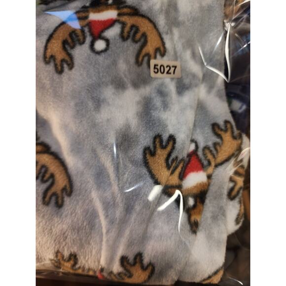 Cuddl Duds Boys Pajama Pants Size 8 Fleece Reindeer Holiday Warm - Picture 7 of 7